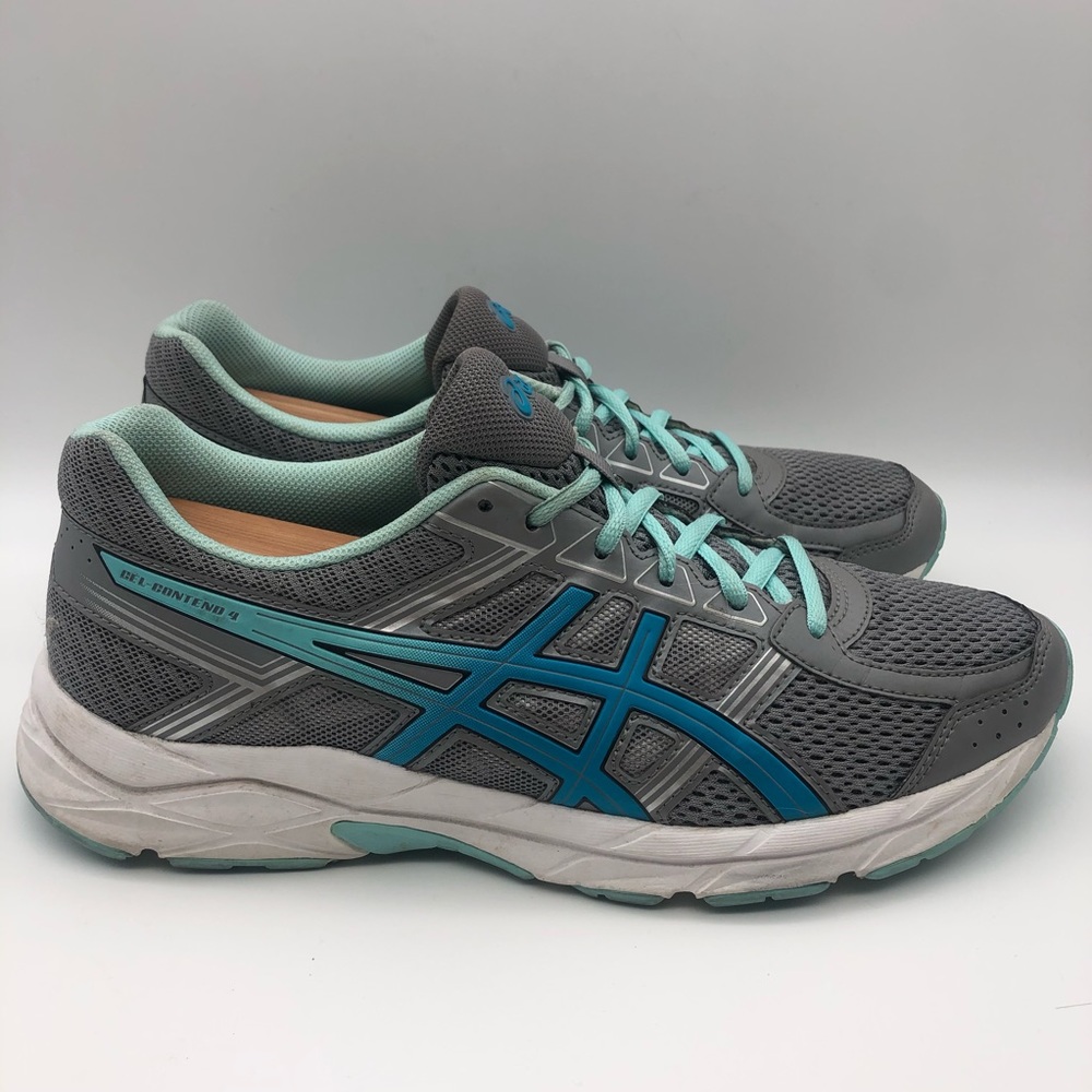 Asics Womens Gel Contend 4 Gray 1765Q Low Top 9.5